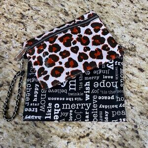 NWOT Brighton 3 Pc Pouch Wristlet Set